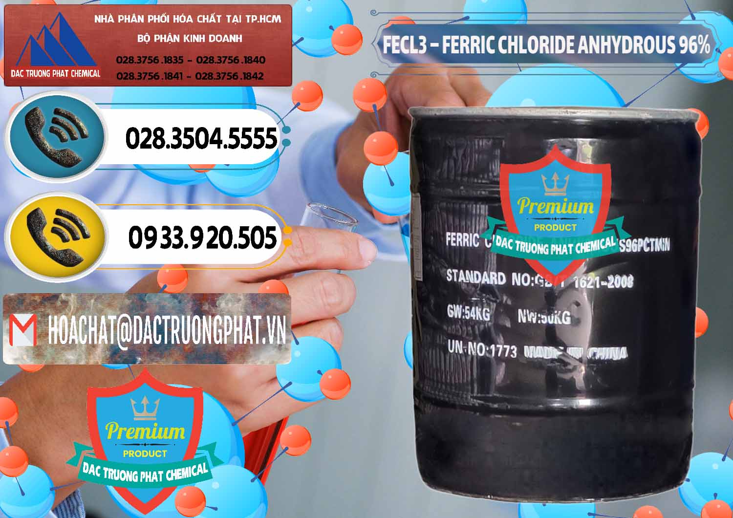 Nơi cung ứng và bán FECL3 – Ferric Chloride Anhydrous 96% Trung Quốc China - 0065 - Nơi cung cấp - nhập khẩu hóa chất tại TP.HCM - hoachatdetnhuom.vn
