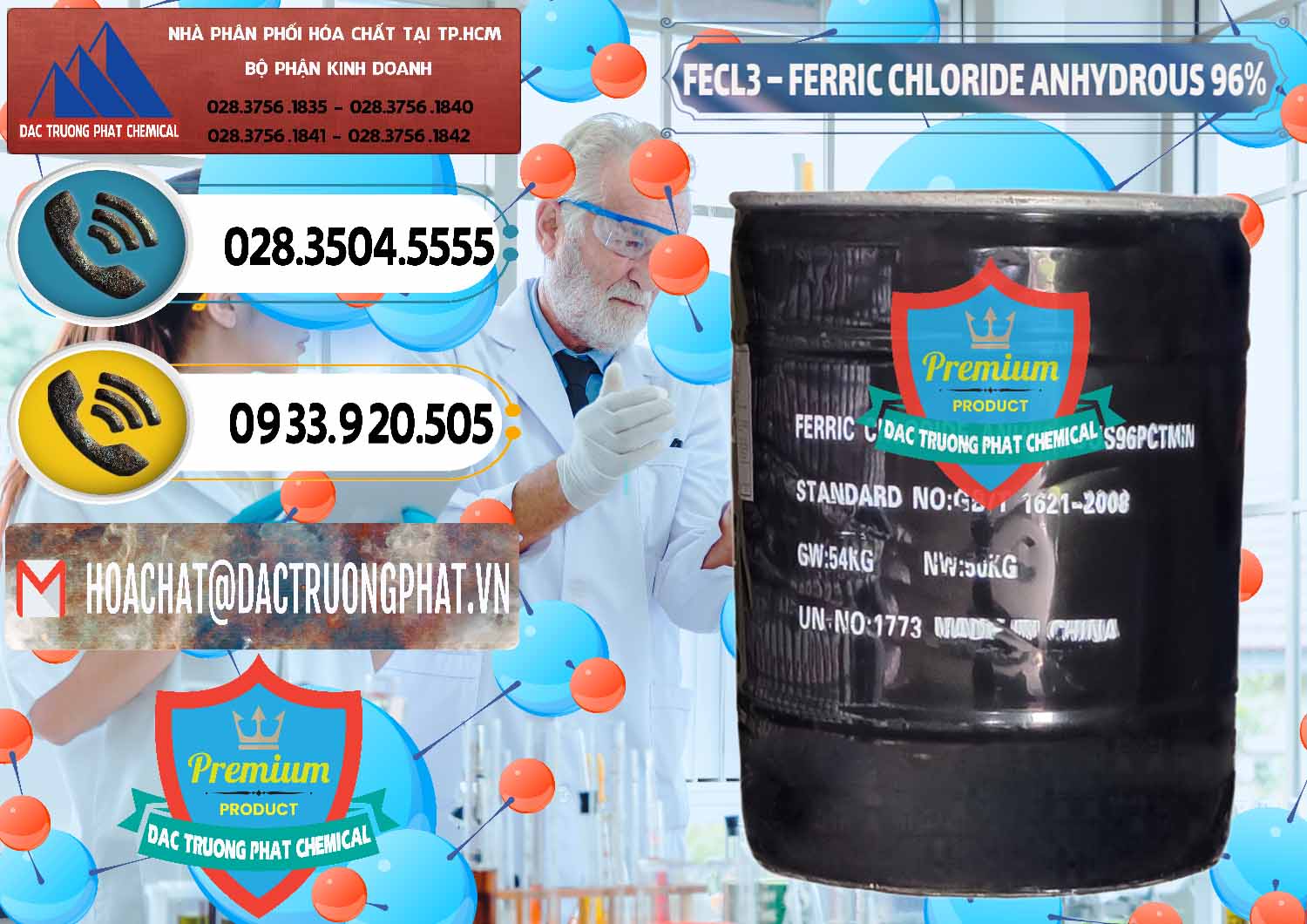 Nơi chuyên nhập khẩu và bán FECL3 – Ferric Chloride Anhydrous 96% Trung Quốc China - 0065 - Chuyên kinh doanh và cung cấp hóa chất tại TP.HCM - hoachatdetnhuom.vn