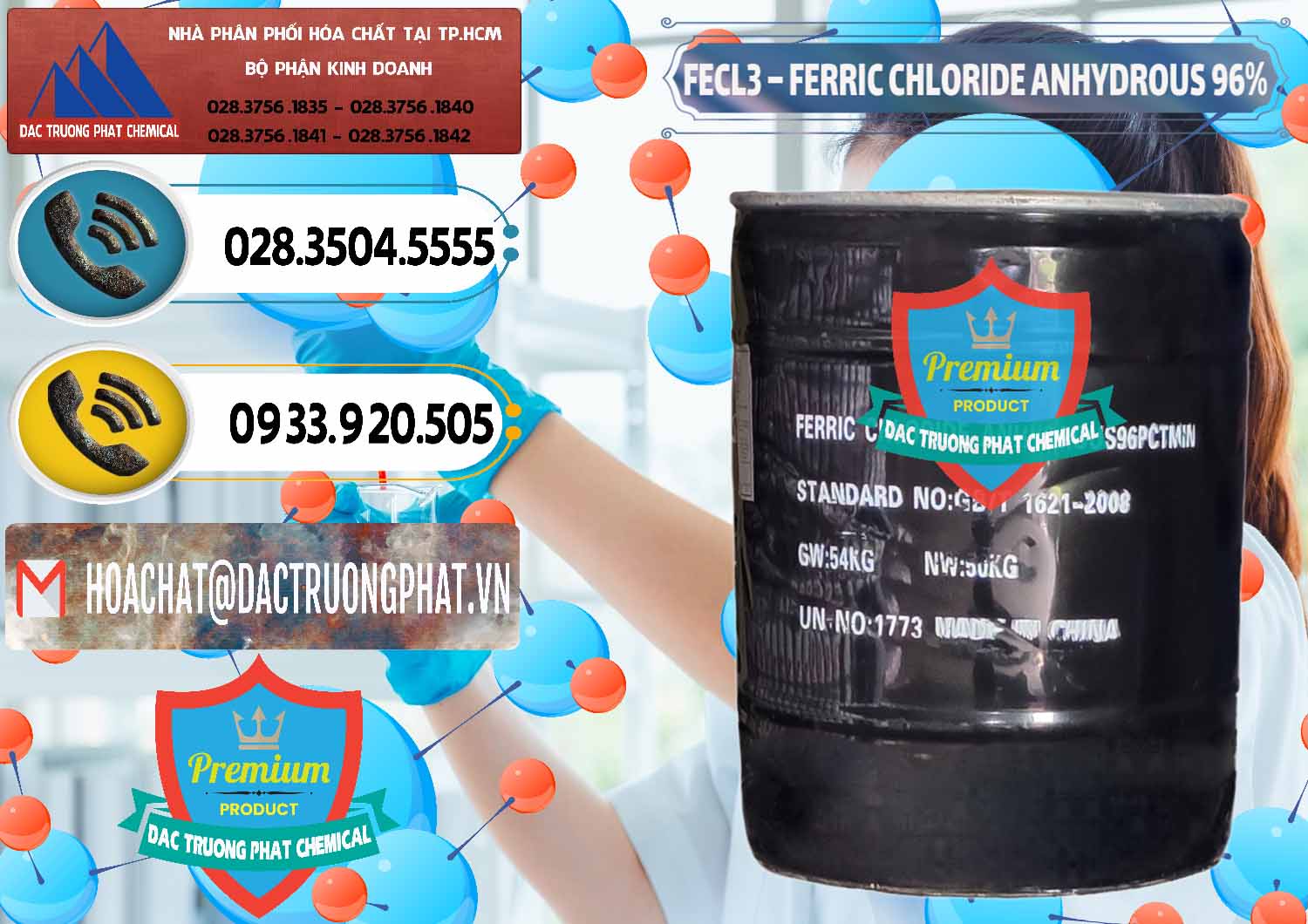 Nơi bán ( phân phối ) FECL3 – Ferric Chloride Anhydrous 96% Trung Quốc China - 0065 - Công ty kinh doanh và cung cấp hóa chất tại TP.HCM - hoachatdetnhuom.vn
