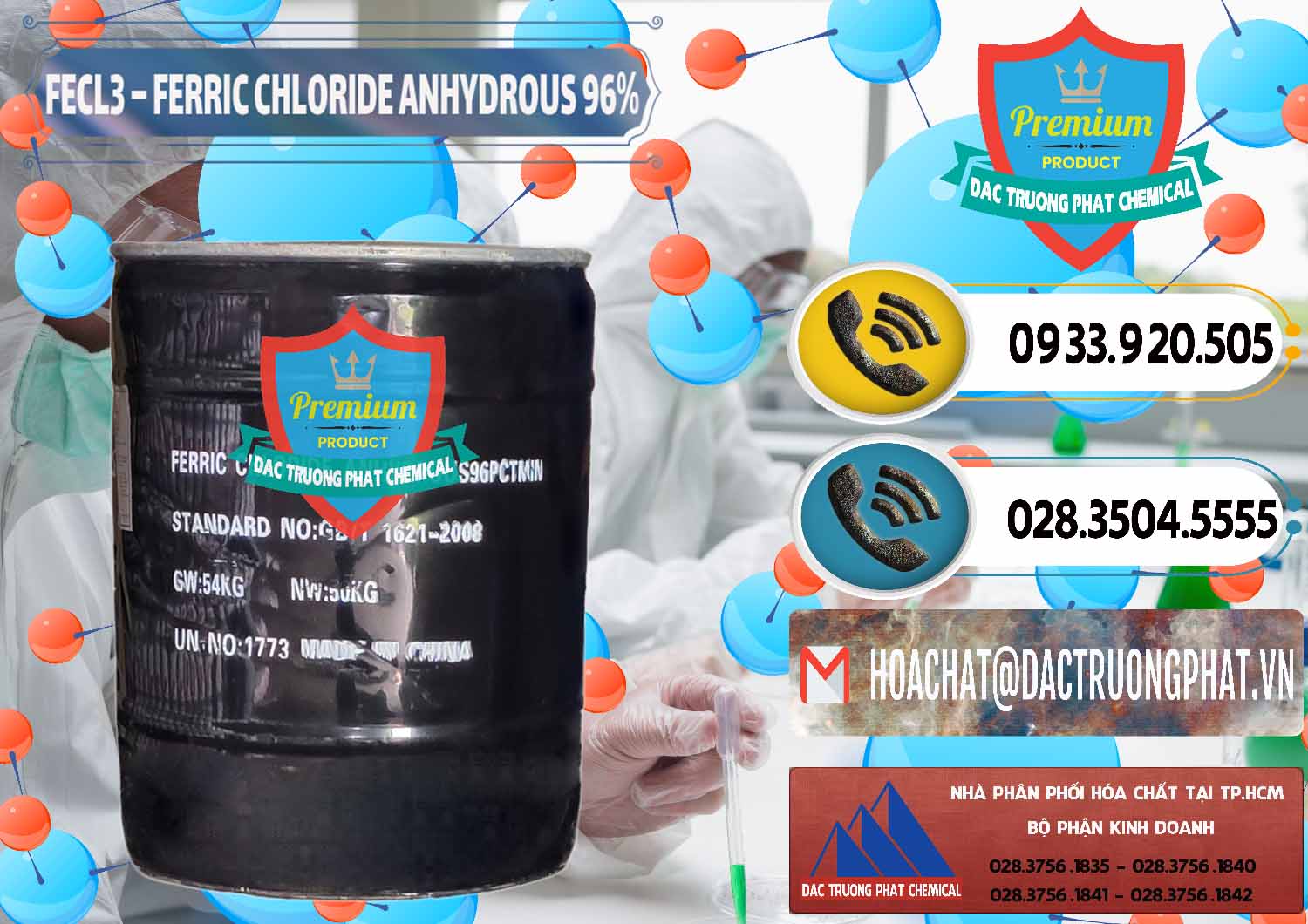 Nơi cung ứng © bán Hóa chất Phèn Sắt 3 Powder | Sắt 3 Powder Anhydrous Trung Quốc China tại Sóc Trăng Nhà phân phối ( bán ) FECL3 – Ferric Chloride Anhydrous 96% Trung Quốc China - 0065 - Chuyên kinh doanh & phân phối hóa chất tại TP.HCM - hoachatdetnhuom.vn