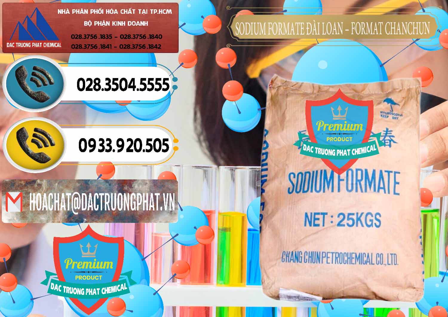 Nơi chuyên kinh doanh ( bán ) Sodium Formate - Natri Format Đài Loan Taiwan - 0141 - Nhà phân phối - bán hóa chất tại TP.HCM - hoachatdetnhuom.vn