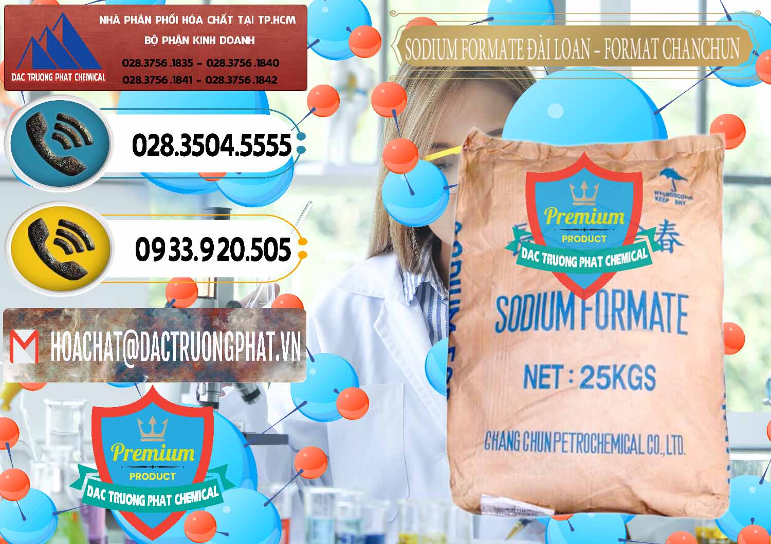 Cty chuyên kinh doanh & bán Sodium Formate - Natri Format Đài Loan Taiwan - 0141 - Nhà nhập khẩu - phân phối hóa chất tại TP.HCM - hoachatdetnhuom.vn