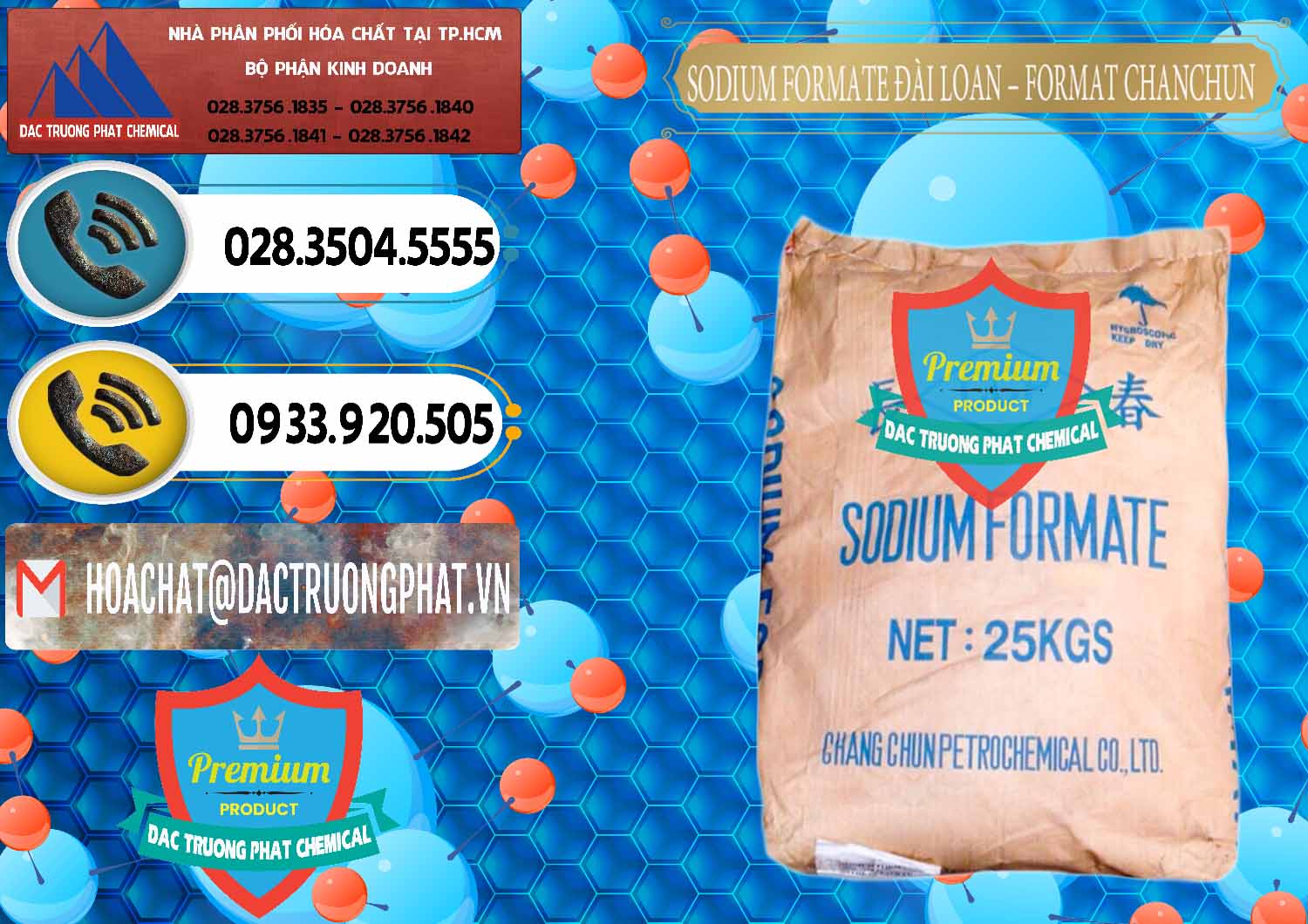 Nơi bán và phân phối Sodium Formate - Natri Format Đài Loan Taiwan - 0141 - Nhà phân phối _ cung cấp hóa chất tại TP.HCM - hoachatdetnhuom.vn