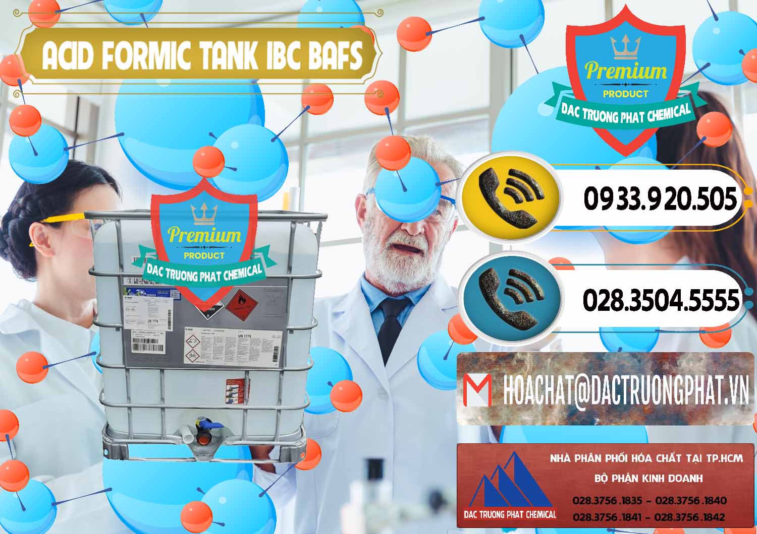 Đơn vị kinh doanh _ bán Acid Formic - Axit Formic Tank - Bồn IBC BASF Đức - 0366 - Cty chuyên phân phối & bán hóa chất tại TP.HCM - hoachatdetnhuom.vn
