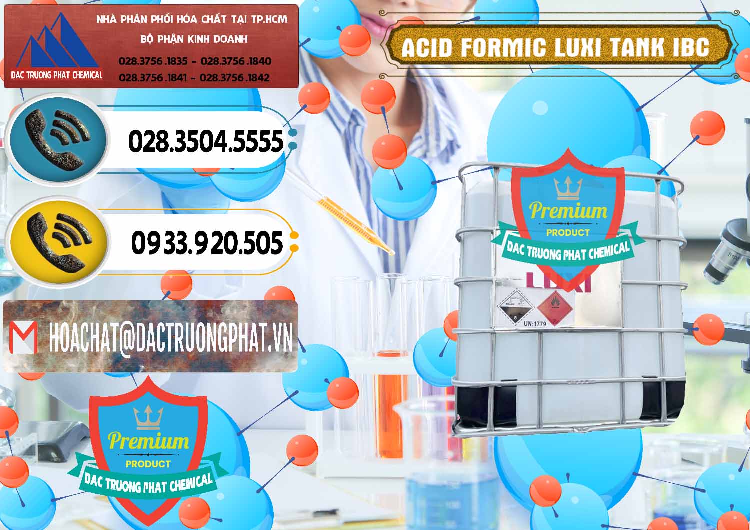 Nơi cung ứng & bán Acid Formic - Acid Formic Tank - Bồn IBC Luxi Trung Quốc China - 0400 - Công ty nhập khẩu ( cung cấp ) hóa chất tại TP.HCM - hoachatdetnhuom.vn