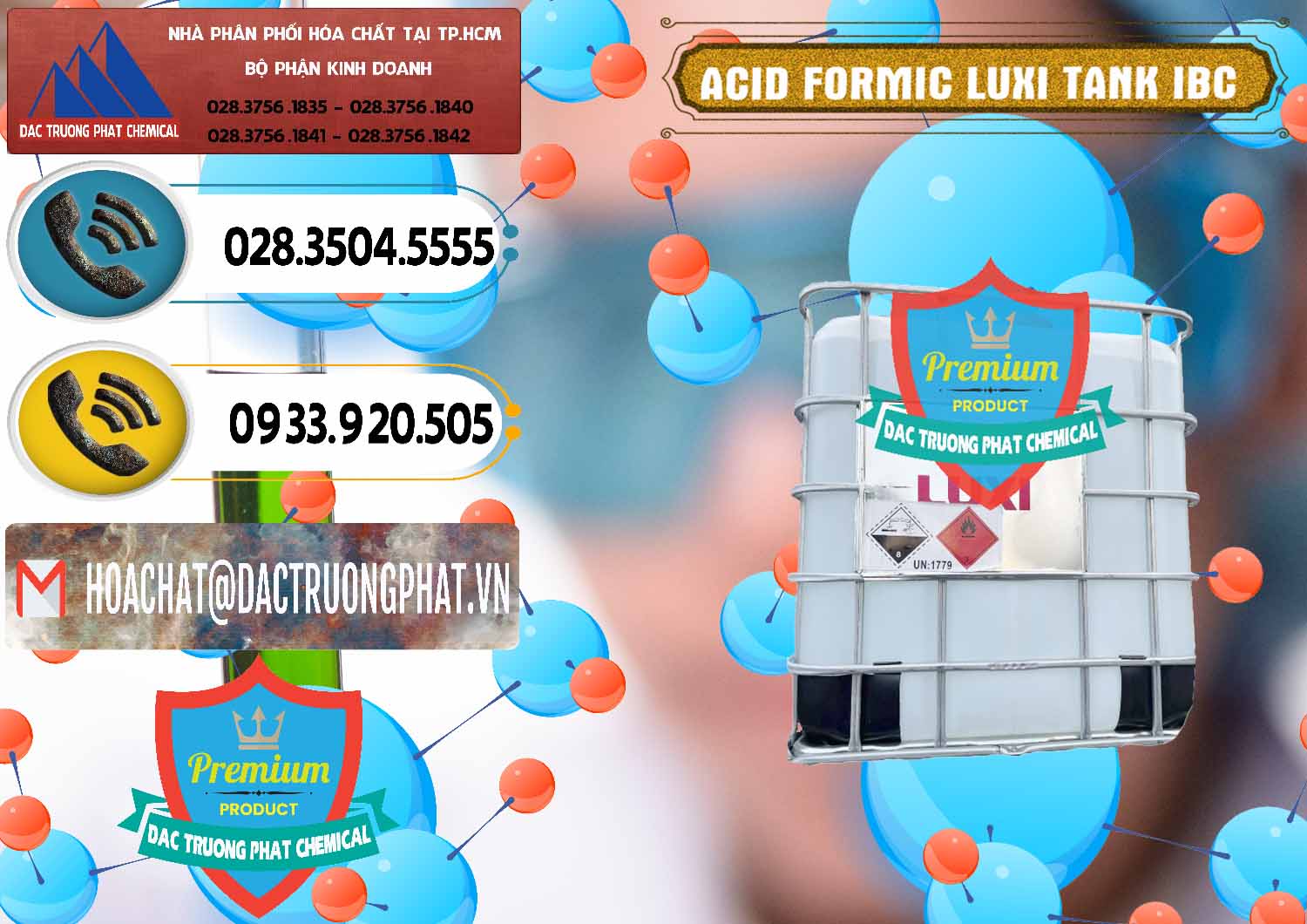 Cty chuyên cung ứng ( bán ) Acid Formic - Acid Formic Tank - Bồn IBC Luxi Trung Quốc China - 0400 - Cty chuyên kinh doanh ( phân phối ) hóa chất tại TP.HCM - hoachatdetnhuom.vn