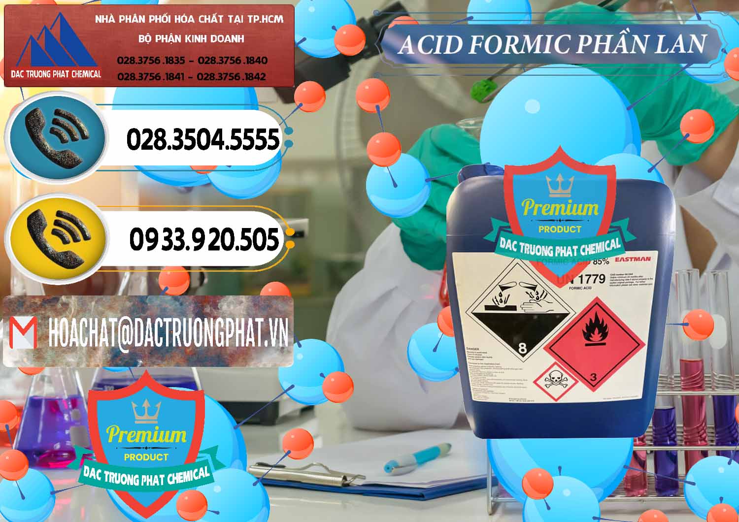 Đơn vị chuyên bán và cung cấp Acid Formic - Axit Formic Phần Lan Finland - 0376 - Đơn vị chuyên phân phối & cung ứng hóa chất tại TP.HCM - hoachatdetnhuom.vn