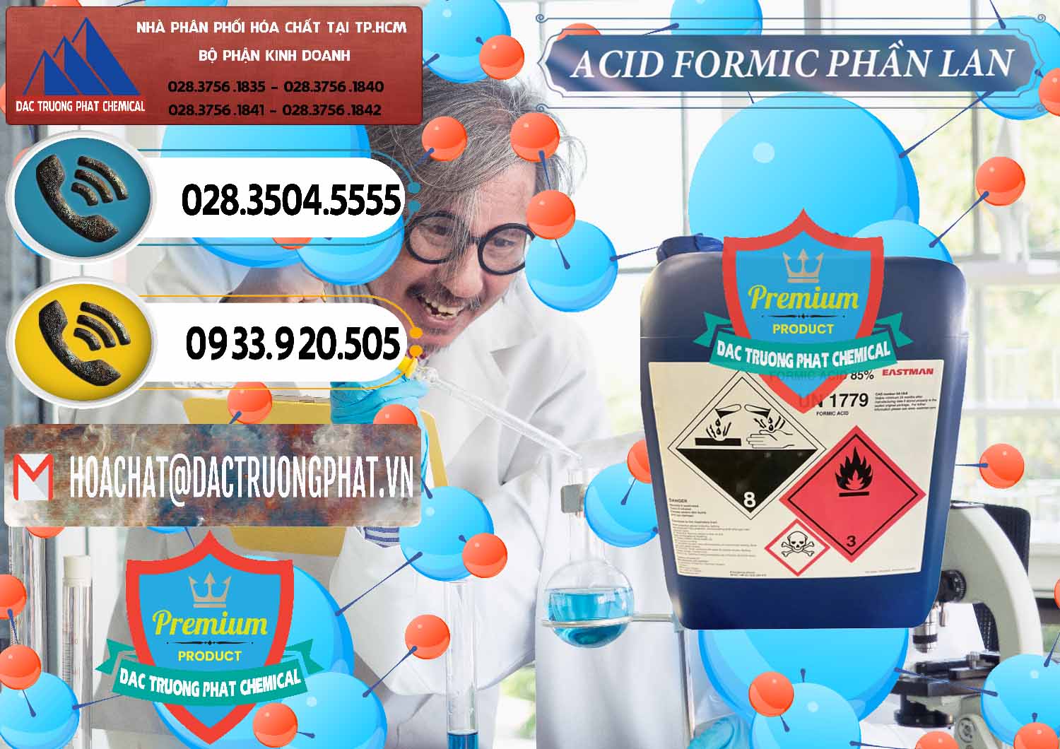 Cty bán và cung ứng Acid Formic - Axit Formic Phần Lan Finland - 0376 - Cung cấp - phân phối hóa chất tại TP.HCM - hoachatdetnhuom.vn