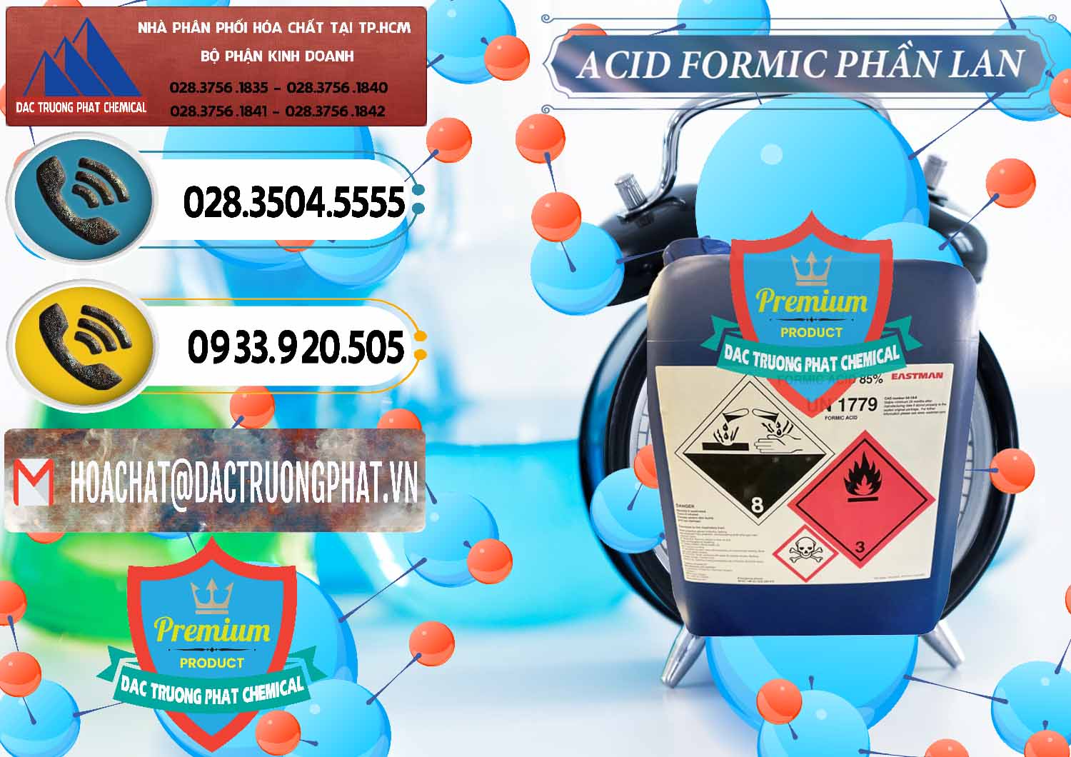 Đơn vị chuyên bán & cung ứng Acid Formic - Axit Formic Phần Lan Finland - 0376 - Chuyên phân phối ( bán ) hóa chất tại TP.HCM - hoachatdetnhuom.vn