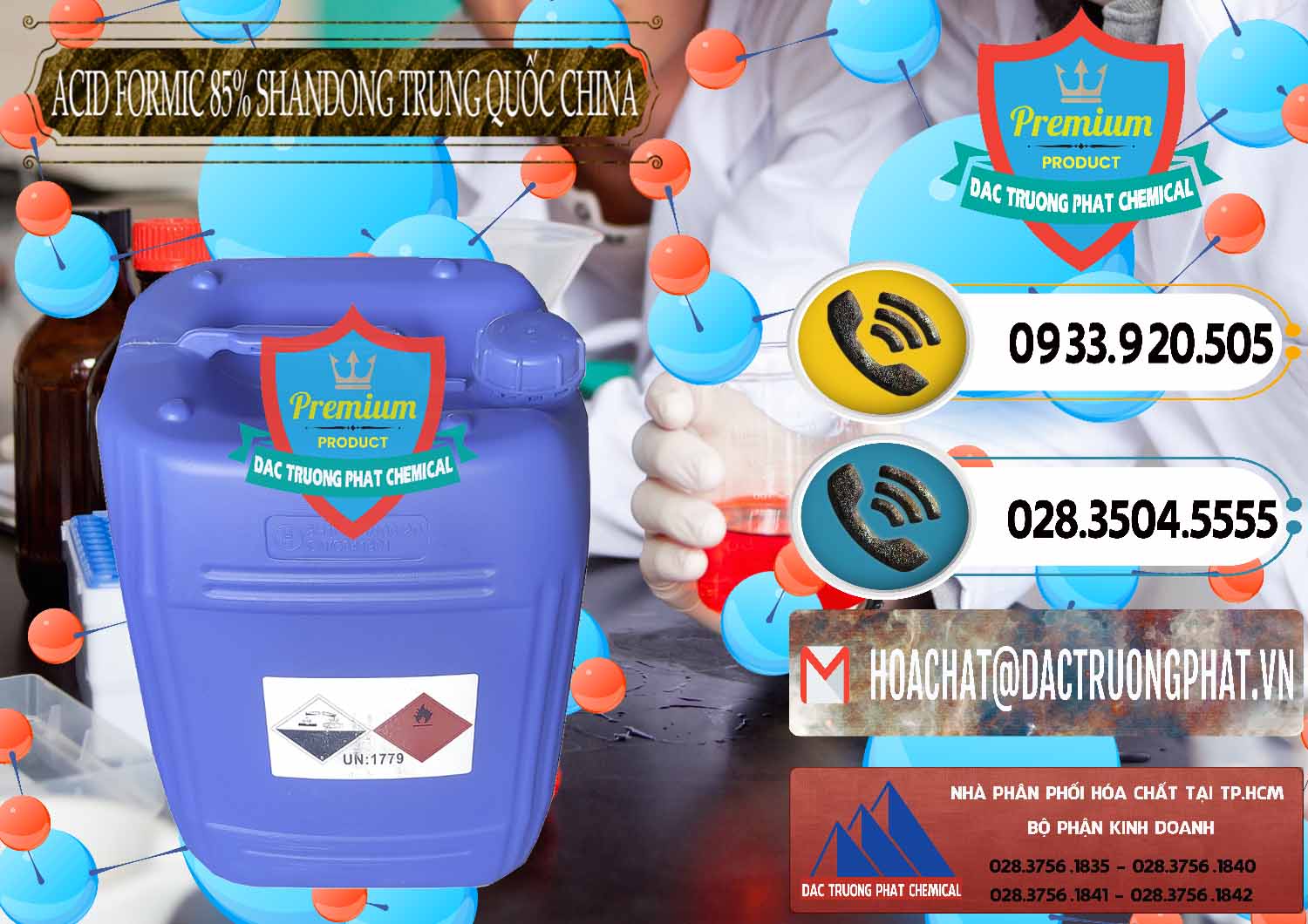 Nhà cung cấp và bán Acid Formic - Axit Formic 85% Shandong Trung Quốc China - 0235 - Nơi phân phối ( cung cấp ) hóa chất tại TP.HCM - hoachatdetnhuom.vn