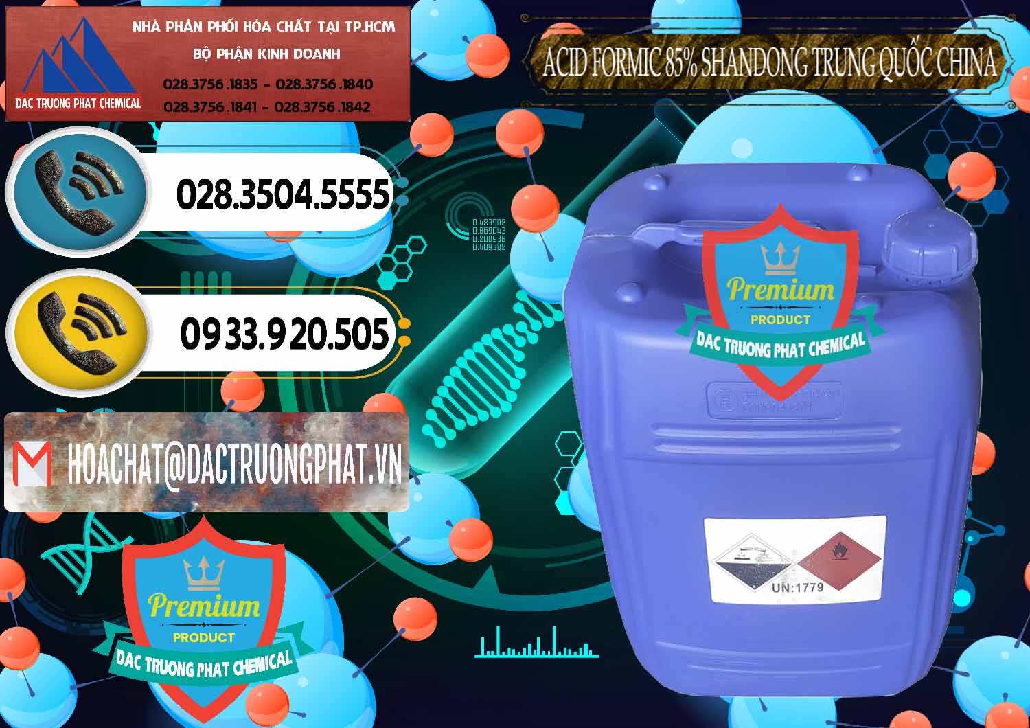 Đơn vị phân phối và bán Acid Formic - Axit Formic 85% Shandong Trung Quốc China - 0235 - Nhà cung cấp _ bán hóa chất tại TP.HCM - hoachatdetnhuom.vn