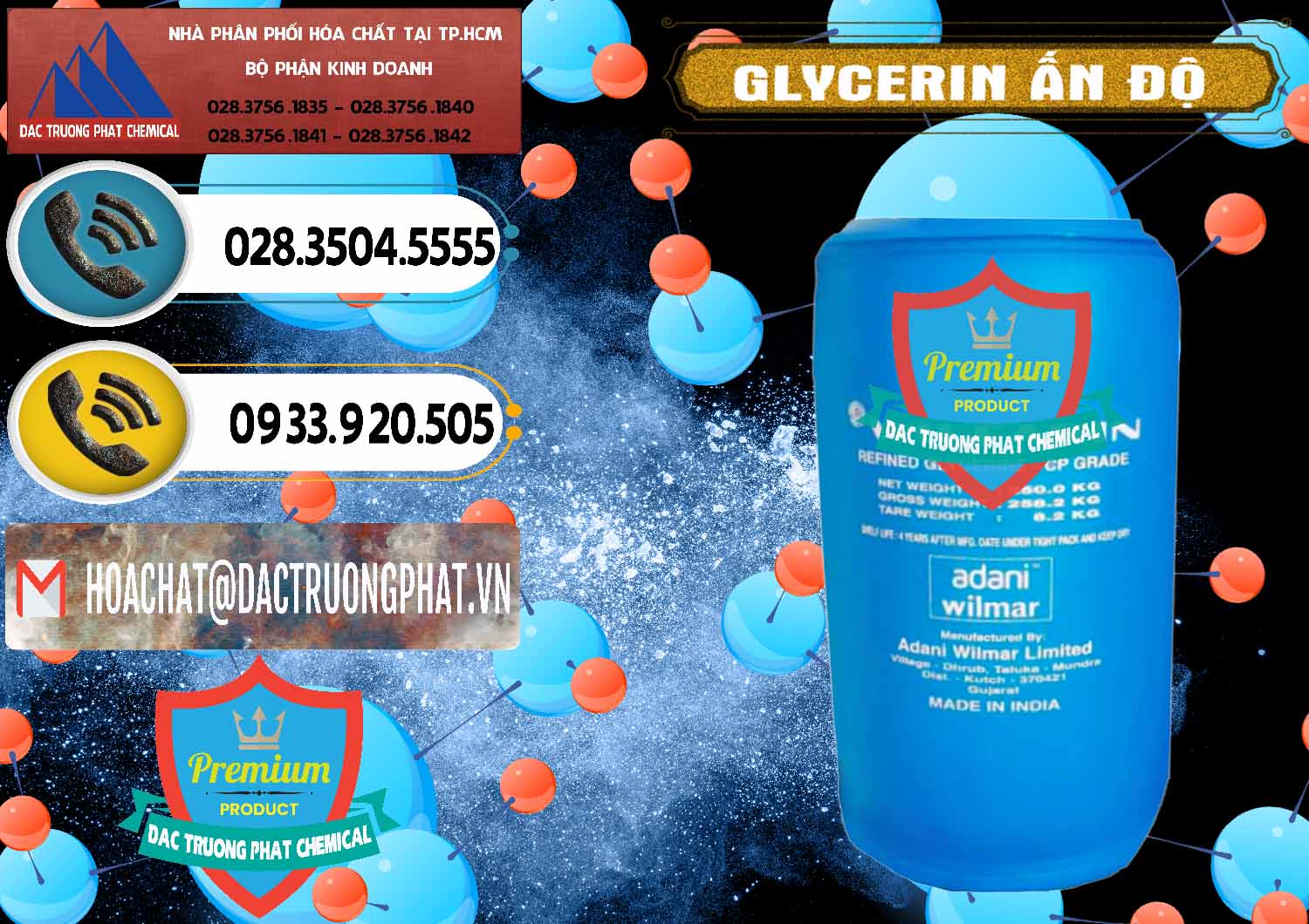 Cty chuyên bán _ cung ứng Glycerin – C3H8O3 Ấn Độ India - 0365 - Đơn vị chuyên nhập khẩu _ phân phối hóa chất tại TP.HCM - hoachatdetnhuom.vn