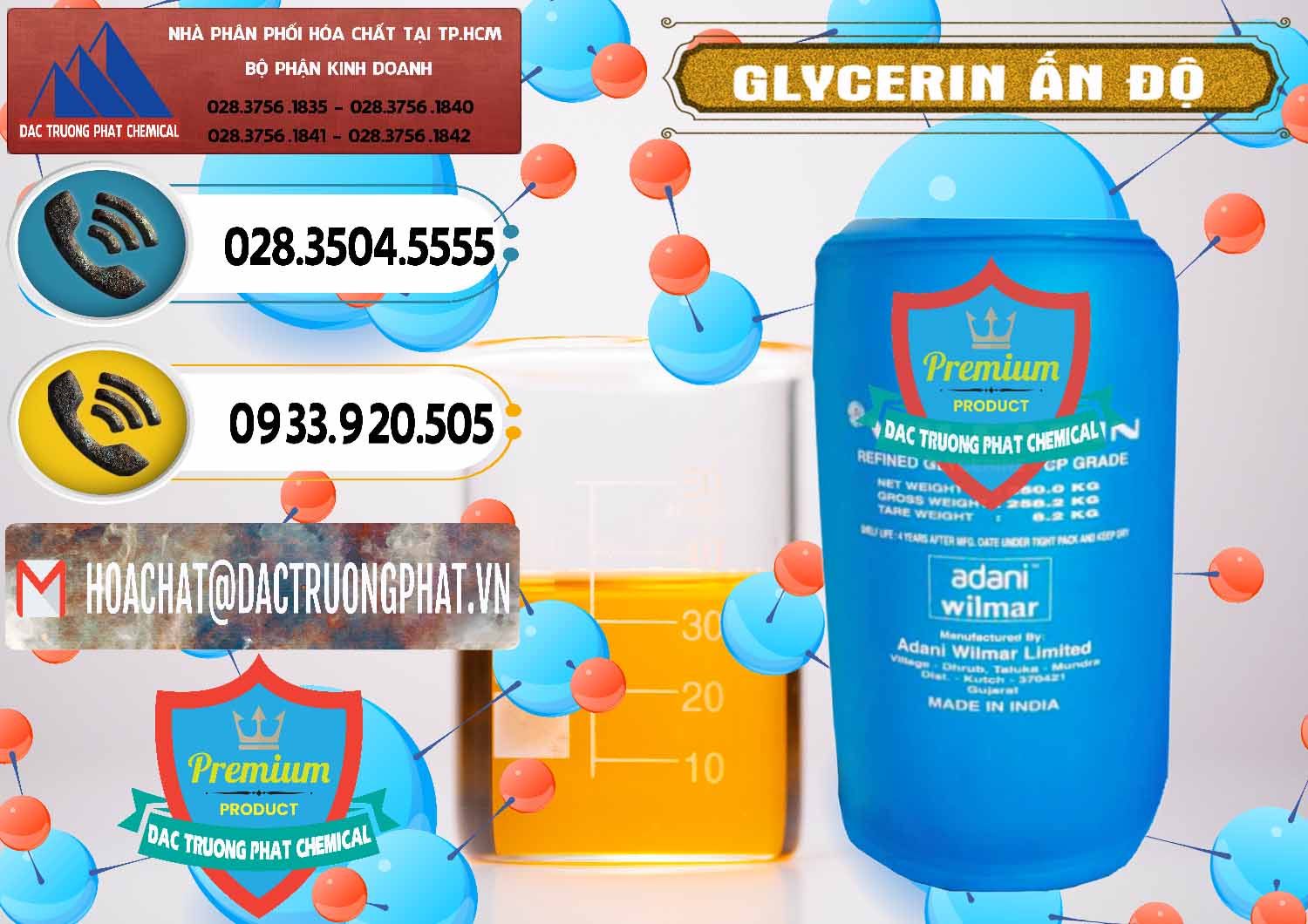 Đơn vị kinh doanh _ bán Glycerin – C3H8O3 Ấn Độ India - 0365 - Bán _ phân phối hóa chất tại TP.HCM - hoachatdetnhuom.vn
