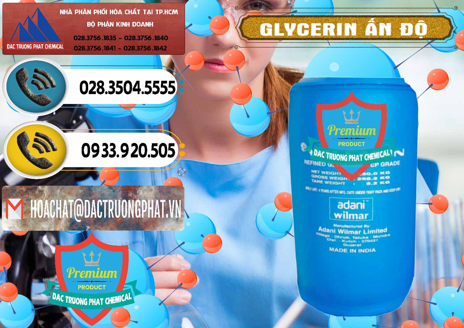 Nơi phân phối - bán Glycerin – C3H8O3 Ấn Độ India - 0365 - Công ty bán & cung cấp hóa chất tại TP.HCM - hoachatdetnhuom.vn
