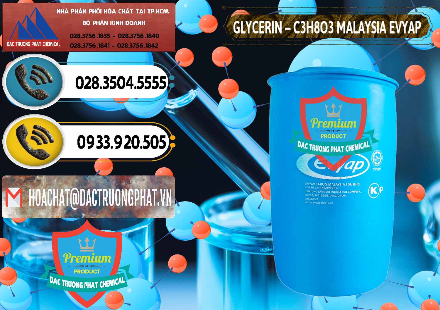 Nhà thương mại / bán Hóa chất Glycerin Liquid * Glycerin Dạng Nước Malaysia Evyap tại Tây Ninh Đơn vị nhập khẩu và bán Glycerin – C3H8O3 Malaysia Evyap - 0066 - Chuyên bán & cung cấp hóa chất tại TP.HCM - hoachatdetnhuom.vn