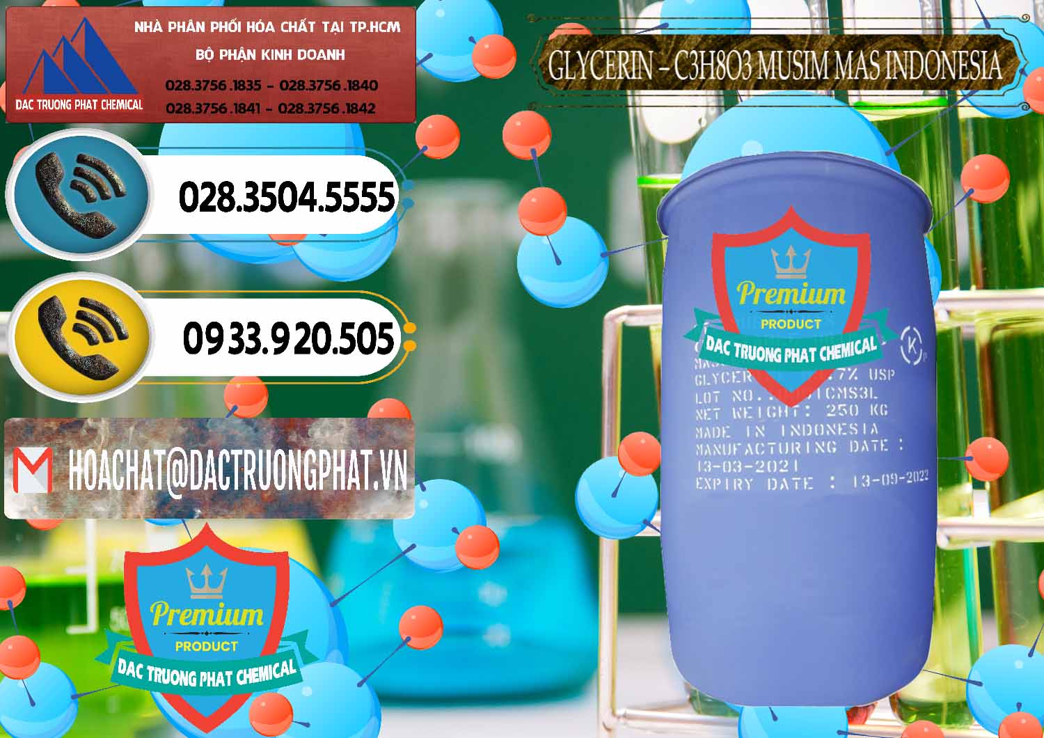 Chuyên cung ứng & bán Glycerin – C3H8O3 99.7% Musim Mas Indonesia - 0272 - Đơn vị chuyên cung ứng - phân phối hóa chất tại TP.HCM - hoachatdetnhuom.vn