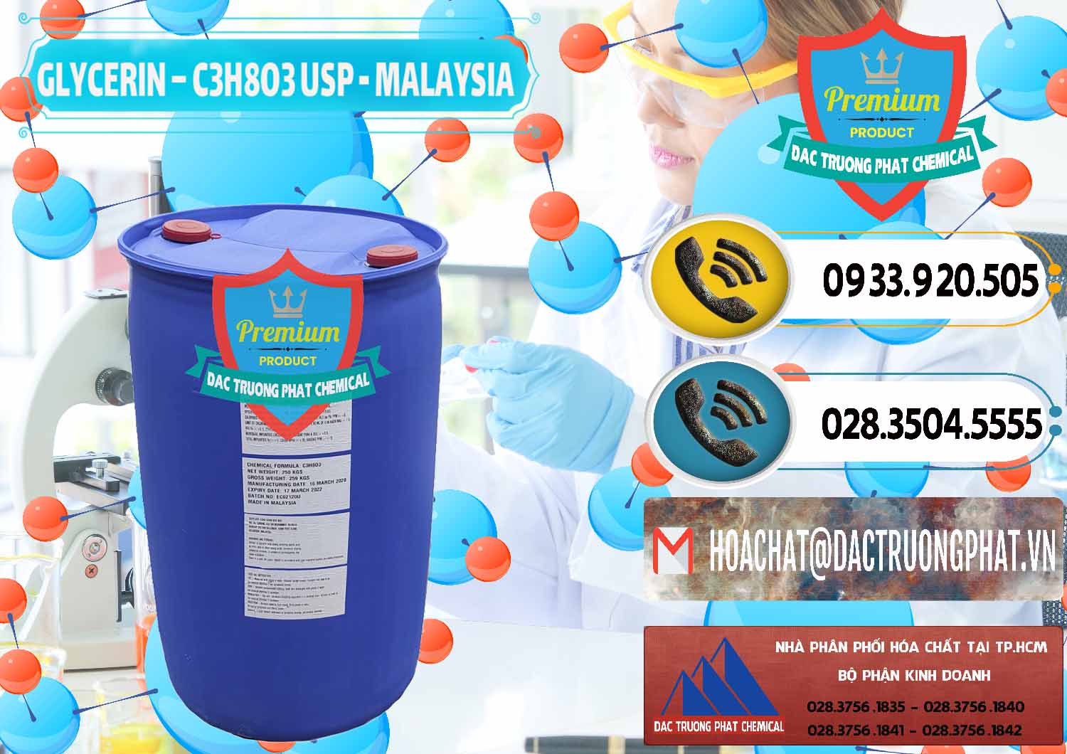 Cung cấp - bán Glycerin – C3H8O3 USP Malaysia - 0233 - Bán ( cung cấp ) hóa chất tại TP.HCM - hoachatdetnhuom.vn