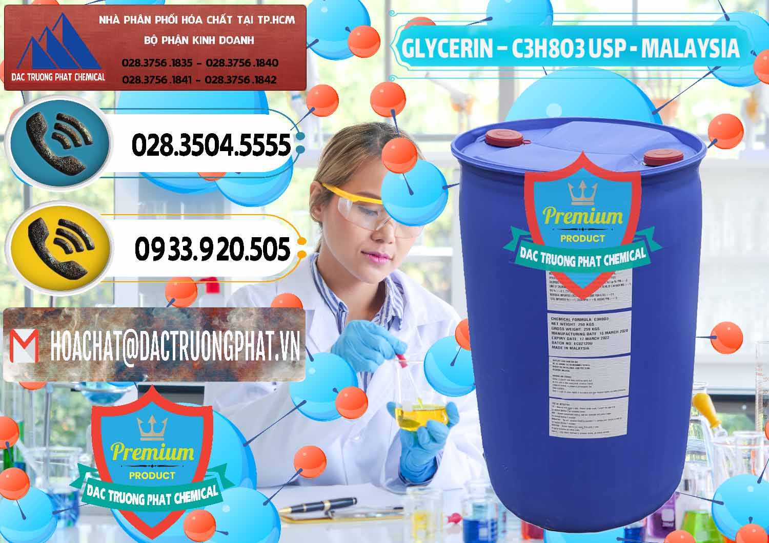 Chuyên phân phối & bán Glycerin – C3H8O3 USP Malaysia - 0233 - Đơn vị cung cấp và phân phối hóa chất tại TP.HCM - hoachatdetnhuom.vn