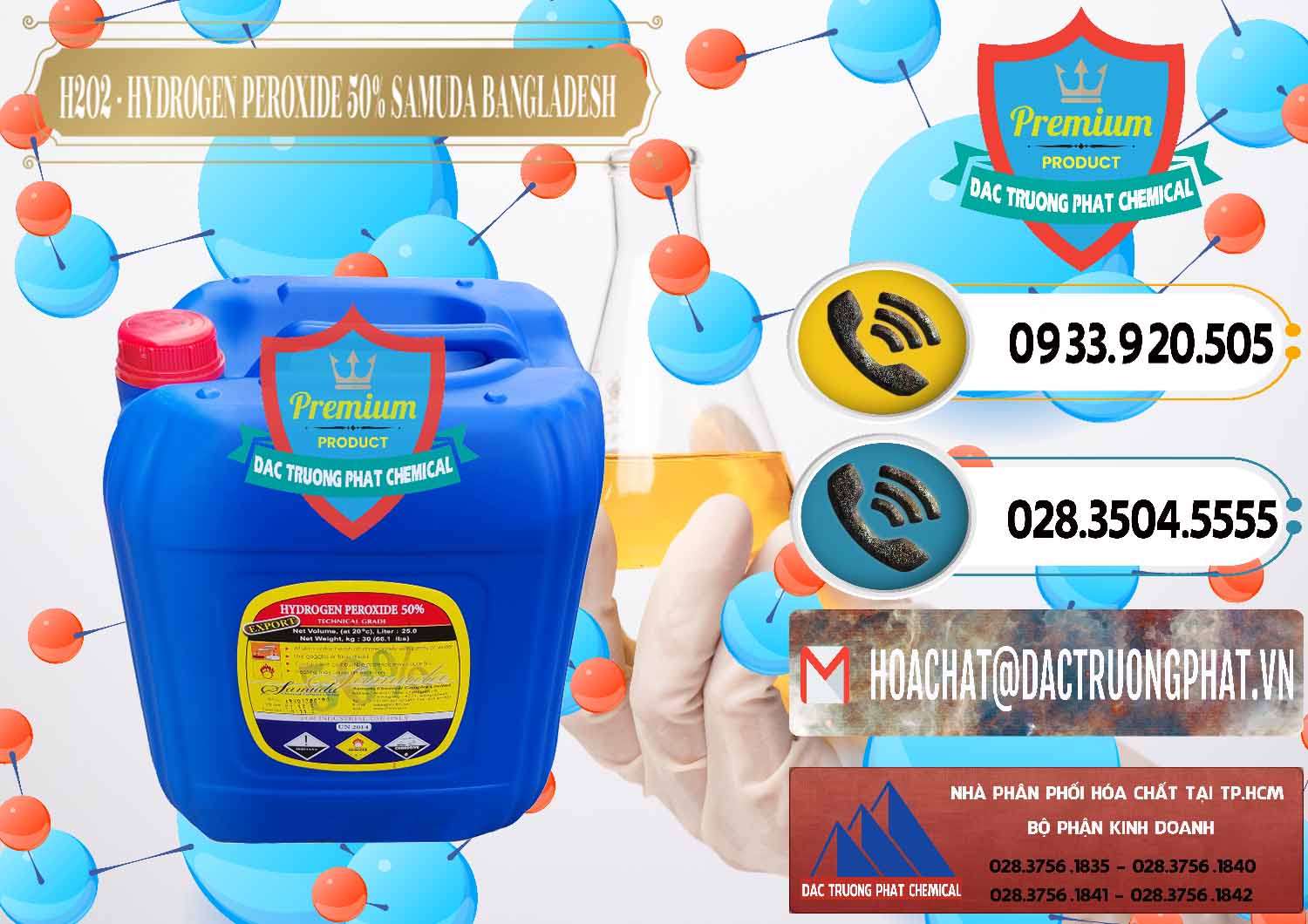 Nơi chuyên bán / phân phối hóa chất H2O2 * Nước Hydrogen Dioxide 50% Samuda Bangladesh tại Sóc Trăng Đơn vị chuyên kinh doanh _ bán H2O2 - Hydrogen Peroxide 50% Samuda Bangladesh - 0077 - Cty chuyên phân phối và cung ứng hóa chất tại TP.HCM - hoachatdetnhuom.vn