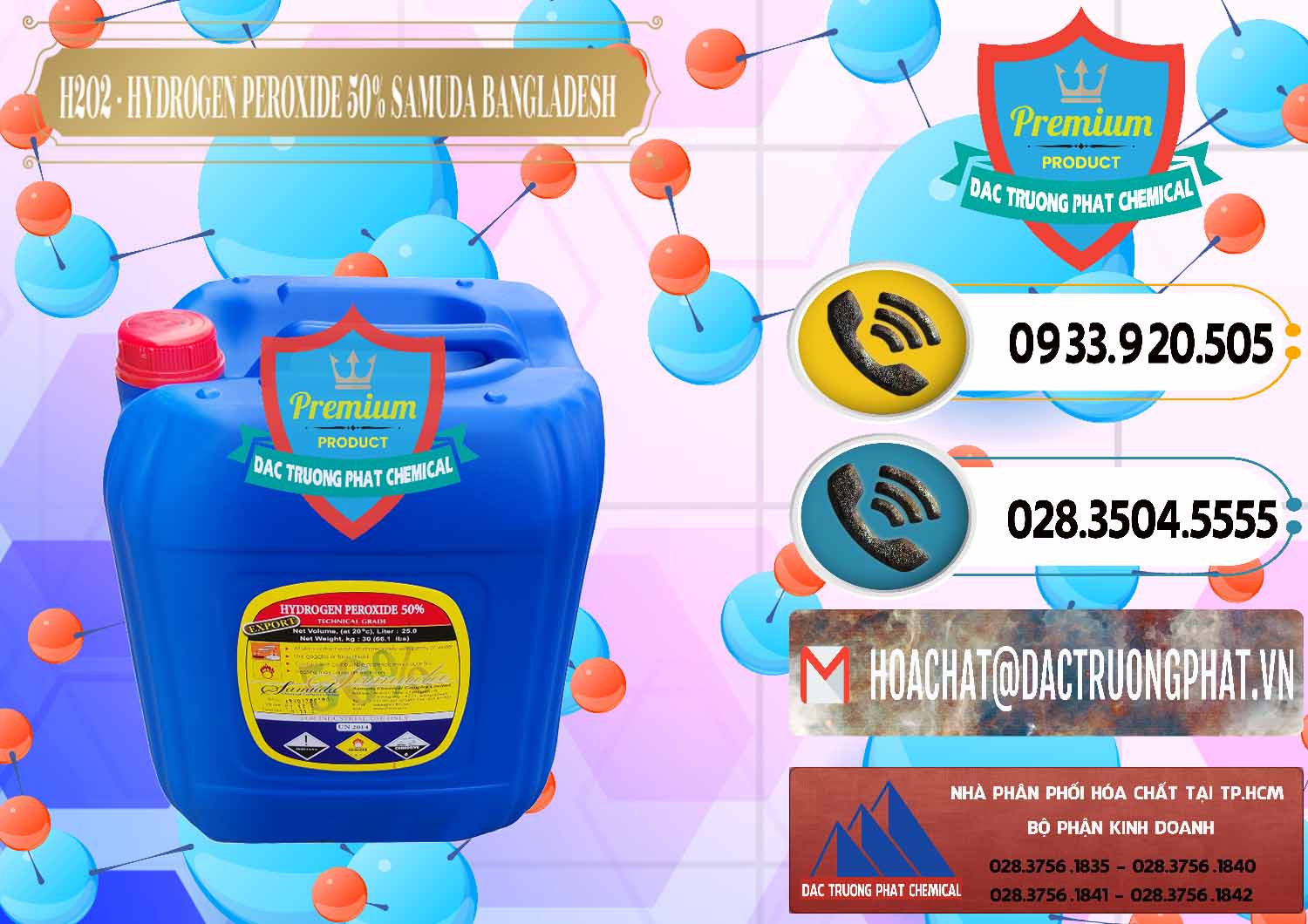 Chuyên kinh doanh _ bán H2O2 - Hydrogen Peroxide 50% Samuda Bangladesh - 0077 - Chuyên bán và phân phối hóa chất tại TP.HCM - hoachatdetnhuom.vn