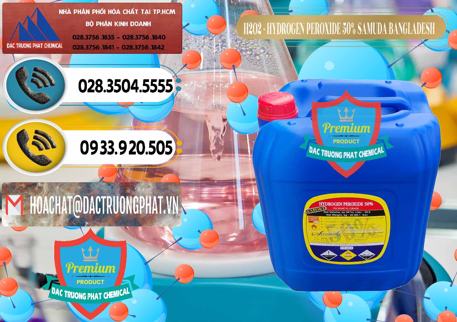 Địa chỉ bán Þ kinh doanh Hóa Chất Công Nghiệp hóa chất H2O2 \ Oxy H2O2 Dạng Lỏng Công ty kinh doanh ( bán ) H2O2 - Hydrogen Peroxide 50% Samuda Bangladesh - 0077 - Nơi nhập khẩu ( cung cấp ) hóa chất tại TP.HCM - hoachatdetnhuom.vn