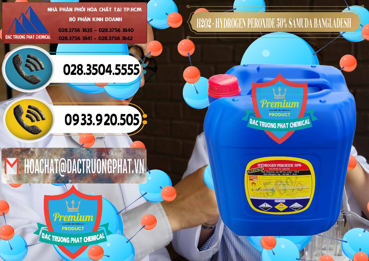 Cty cung cấp Þ bán Hóa Chất Công Nghiệp hóa chất Oxy H2O2 Dạng Nước › Hydrogen Peroxide Nhà nhập khẩu _ bán H2O2 - Hydrogen Peroxide 50% Samuda Bangladesh - 0077 - Đơn vị bán ( cung cấp ) hóa chất tại TP.HCM - hoachatdetnhuom.vn