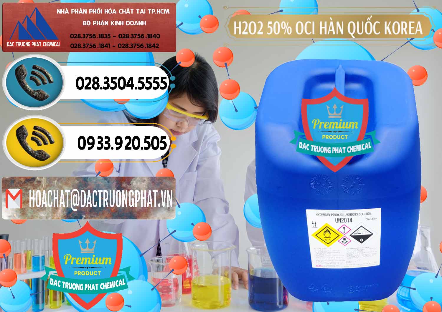 Cung cấp và bán H2O2 - Hydrogen Peroxide 50% OCI Hàn Quốc Korea - 0075 - Nơi cung cấp _ phân phối hóa chất tại TP.HCM - hoachatdetnhuom.vn