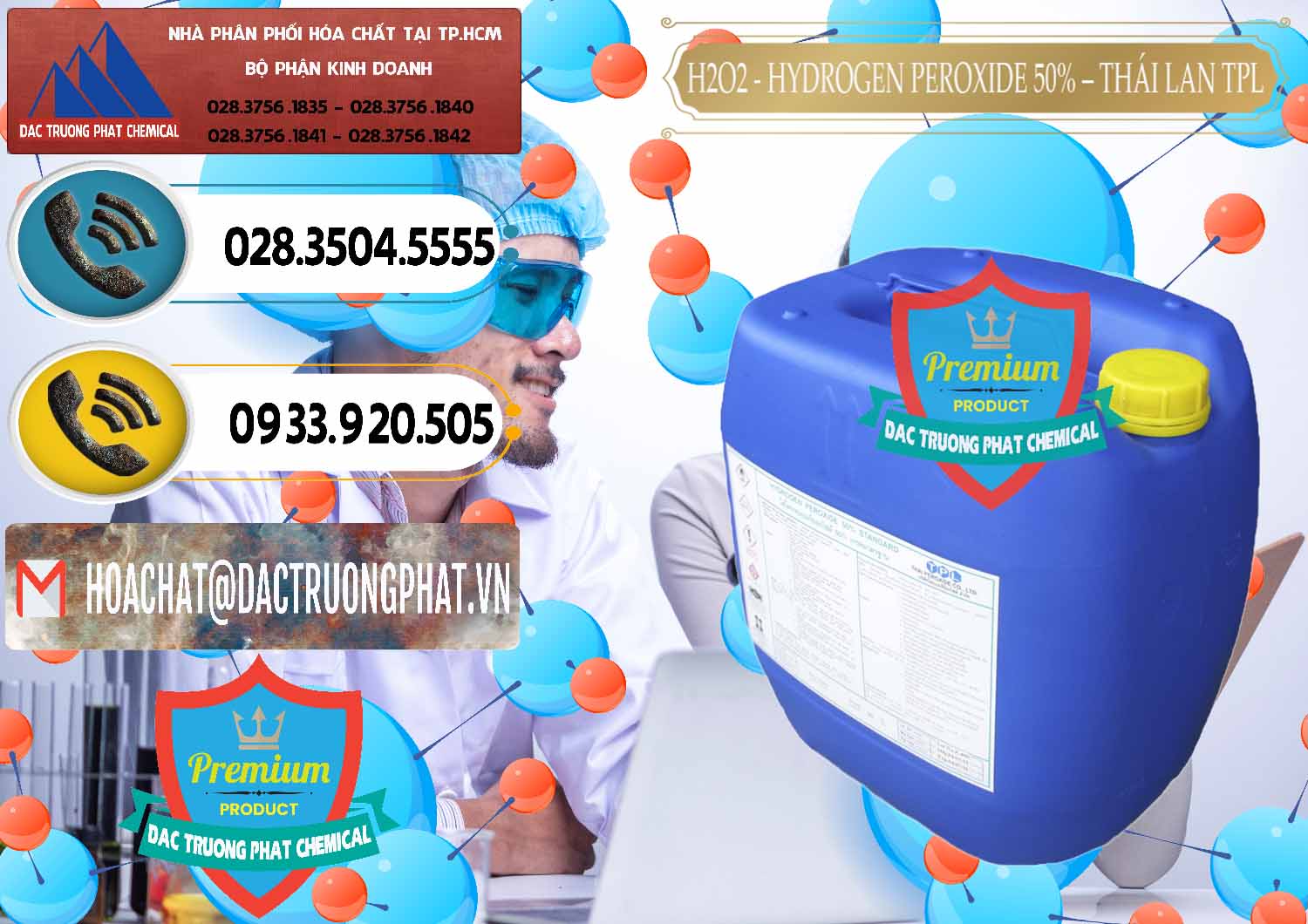 Địa chỉ chuyên cung cấp « bán Liquid Hydro Peroxit > Oxy Già 50% TPL Thái Lan Thailand tại An Giang Cty kinh doanh - bán H2O2 - Hydrogen Peroxide 50% Thái Lan TPL - 0076 - Cty chuyên phân phối ( bán ) hóa chất tại TP.HCM - hoachatdetnhuom.vn