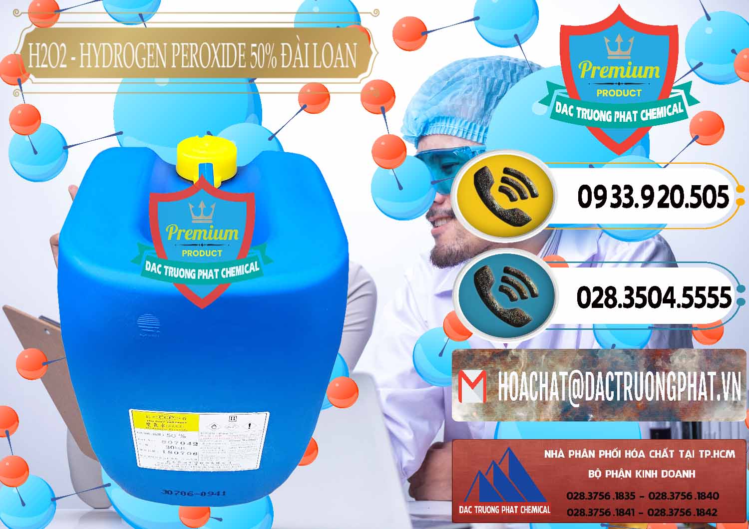 Địa chỉ chuyên phân phối › bán Hóa chất Oxy Già × H2O2 Dạng Lỏng Đài Loan Taiwan Đơn vị kinh doanh và bán H2O2 - Hydrogen Peroxide 50% Đài Loan Taiwan Chang Chun - 0069 - Cty cung cấp _ phân phối hóa chất tại TP.HCM - hoachatdetnhuom.vn