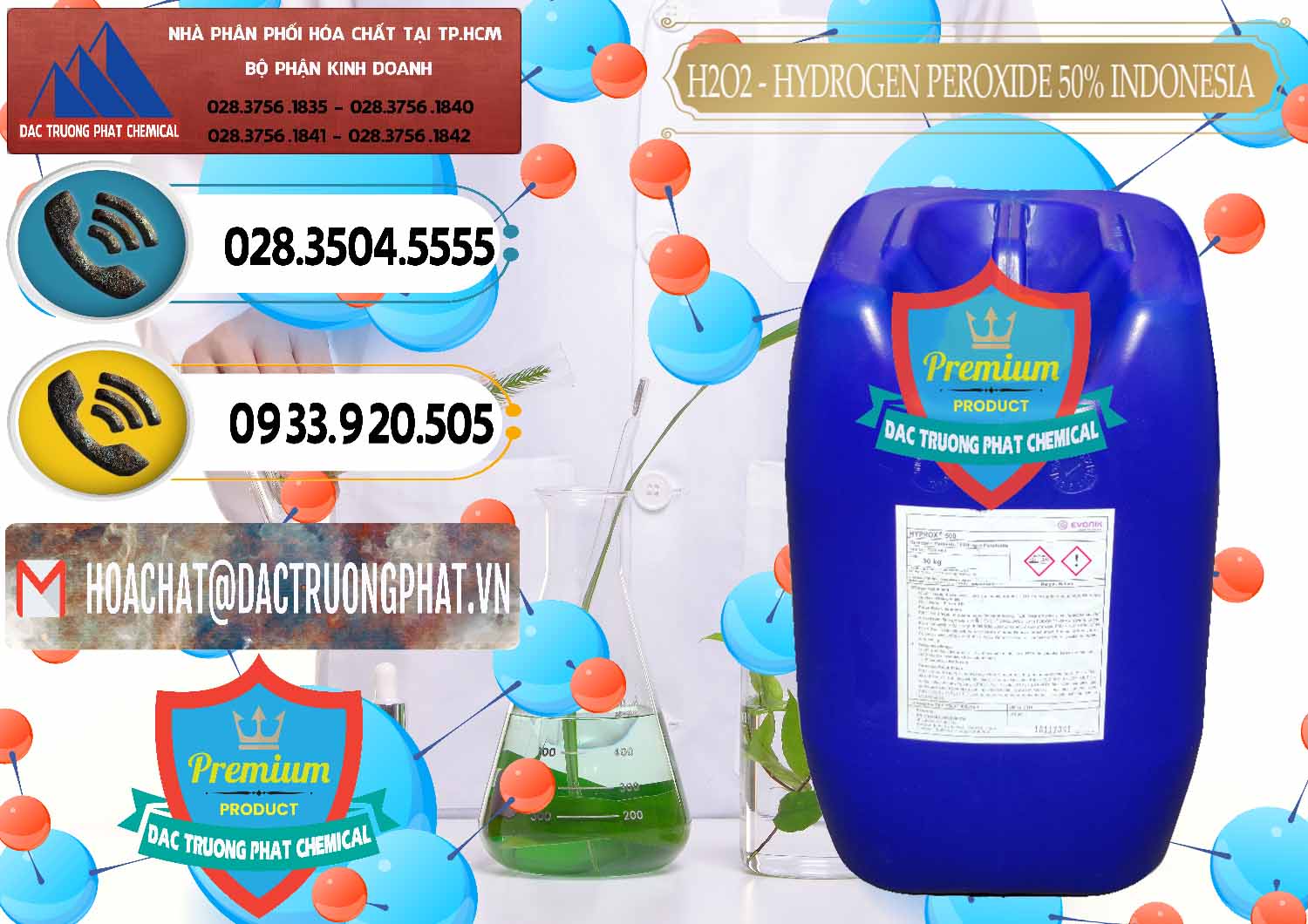 Phân phối và bán H2O2 - Hydrogen Peroxide 50% Evonik Indonesia - 0070 - Công ty chuyên phân phối _ bán hóa chất tại TP.HCM - hoachatdetnhuom.vn