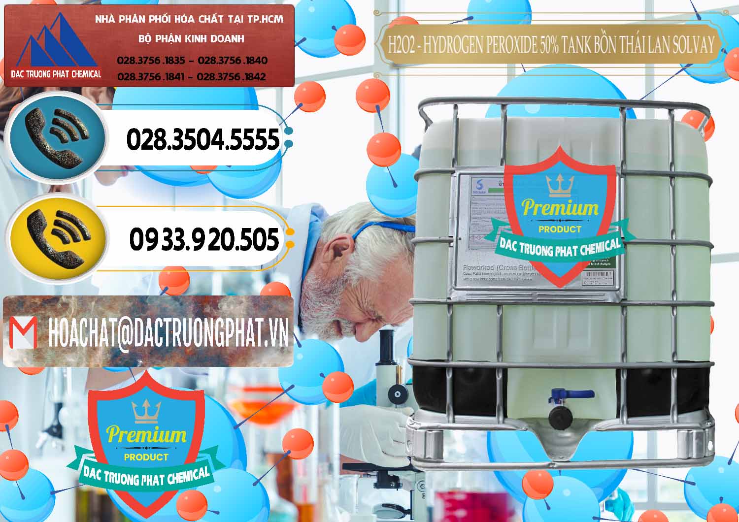 Cty cung cấp và bán H2O2 - Hydrogen Peroxide 50% Tank IBC Bồn Thái Lan Solvay - 0072 - Nhập khẩu _ phân phối hóa chất tại TP.HCM - hoachatdetnhuom.vn