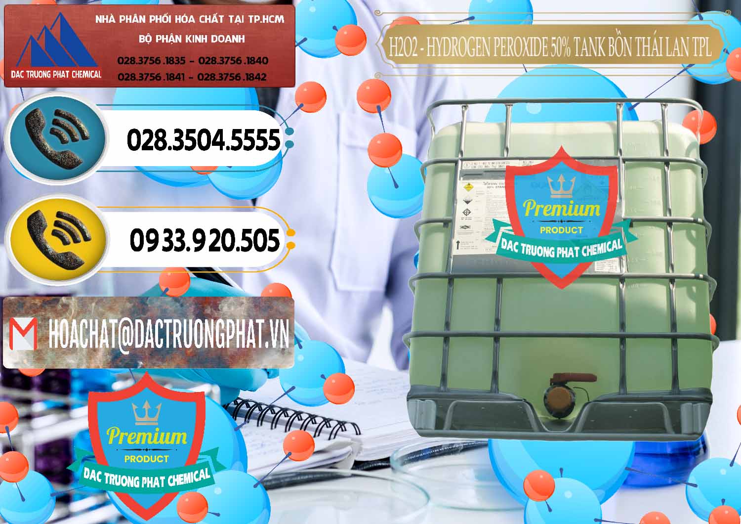 Địa chỉ chuyên bán / phân phối Hóa chất Hydrogen Peroxide \ Ôxy Già Lỏng Tank IBC Bồn TPL Thái Nơi chuyên bán _ cung cấp H2O2 - Hydrogen Peroxide 50% Tank IBC Bồn Thái Lan TPL - 0073 - Đơn vị chuyên nhập khẩu ( cung cấp ) hóa chất tại TP.HCM - hoachatdetnhuom.vn
