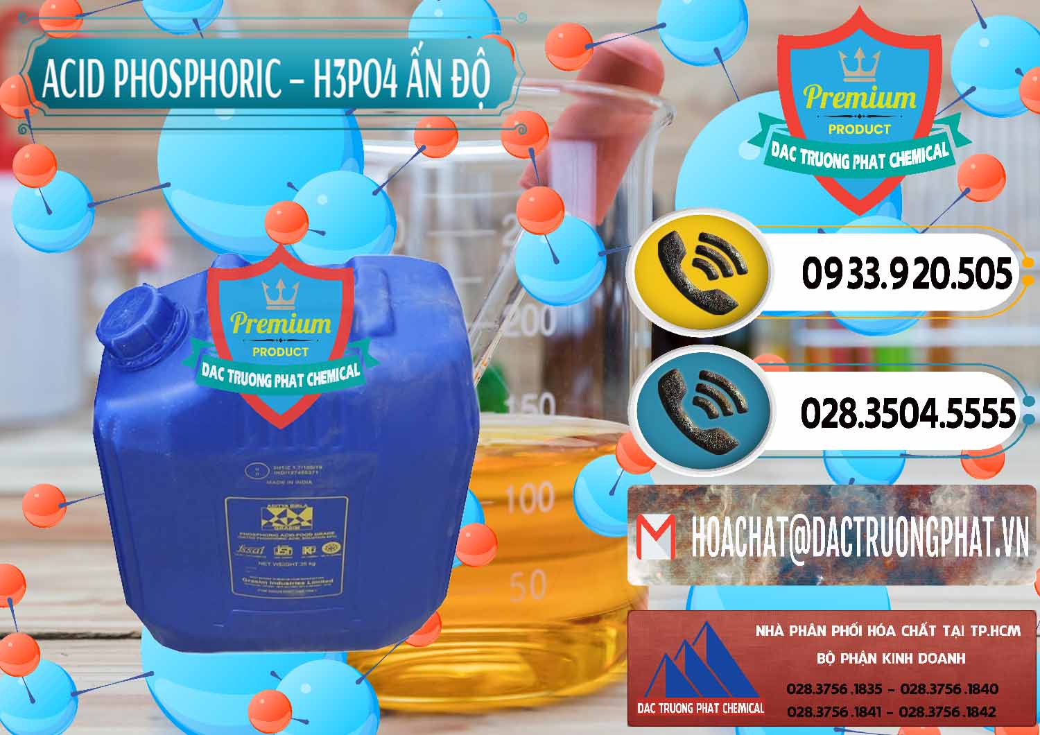 Công ty chuyên cung ứng và bán Axit Phosphoric H3PO4 85% Ấn Độ - 0350 - Đơn vị chuyên phân phối ( bán ) hóa chất tại TP.HCM - hoachatdetnhuom.vn