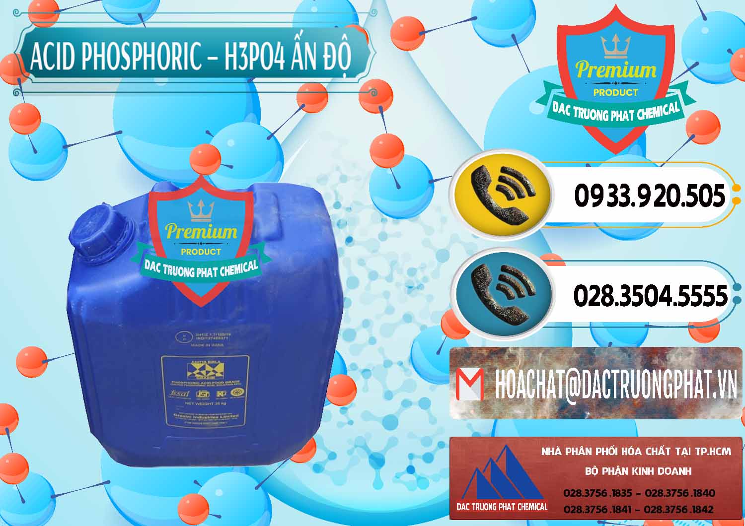 Cty bán & cung ứng Axit Phosphoric H3PO4 85% Ấn Độ - 0350 - Nơi bán & cung cấp hóa chất tại TP.HCM - hoachatdetnhuom.vn