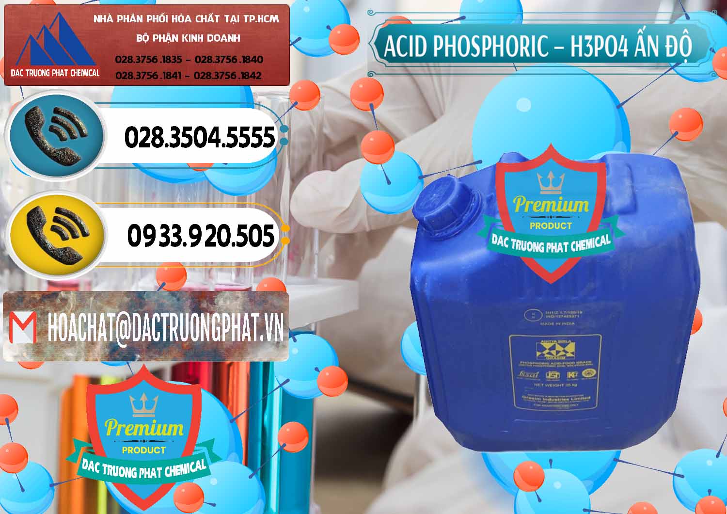 Cty chuyên cung ứng và bán Axit Phosphoric H3PO4 85% Ấn Độ - 0350 - Nhà cung cấp và phân phối hóa chất tại TP.HCM - hoachatdetnhuom.vn