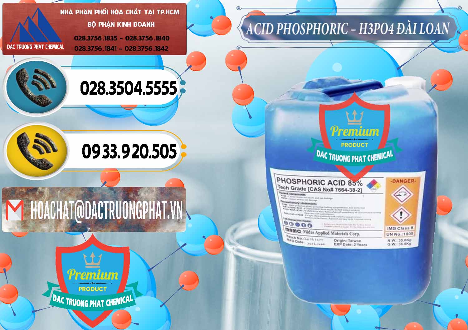 Công ty bán - cung ứng Axit Phosphoric - Acid Phosphoric H3PO4 85% Đài Loan Taiwan - 0351 - Chuyên cung cấp và phân phối hóa chất tại TP.HCM - hoachatdetnhuom.vn