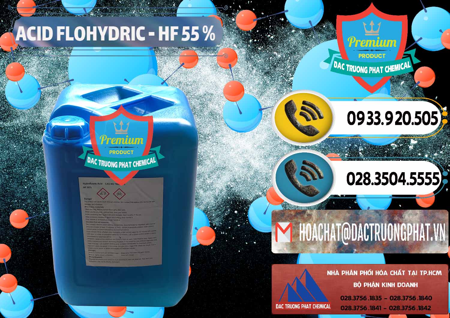 Đơn vị cung cấp và bán Axit HF - Acid HF 55% Can Xanh Trung Quốc China - 0080 - Phân phối ( cung cấp ) hóa chất tại TP.HCM - hoachatdetnhuom.vn