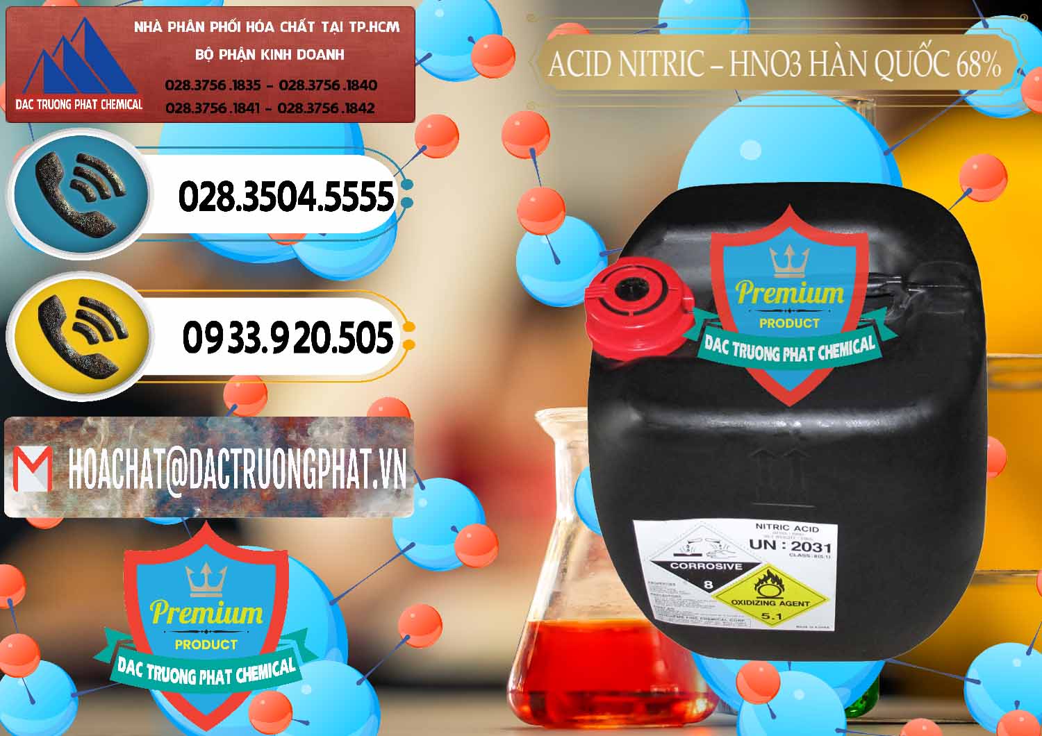 Đơn vị chuyên phân phối và bán Acid Nitric – Axit Nitric HNO3 68% Huchem Hàn Quốc Korea - 0030 - Nhà cung cấp và nhập khẩu hóa chất tại TP.HCM - hoachatdetnhuom.vn