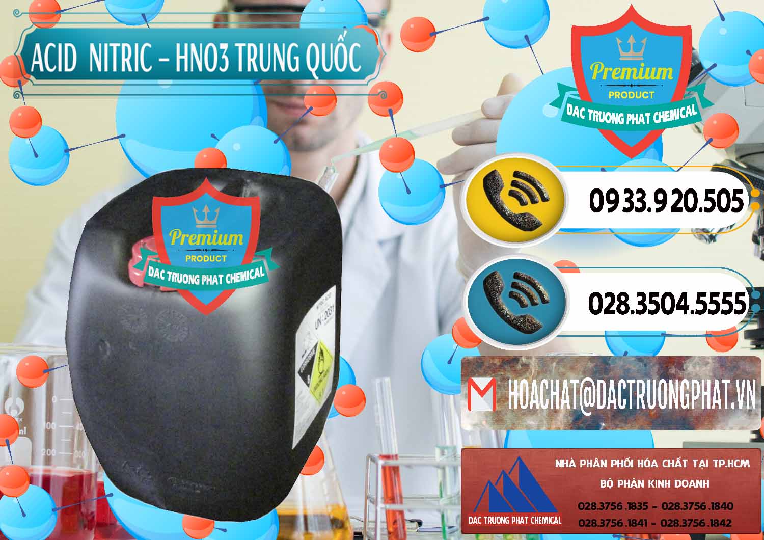 Nhà cung cấp _ bán Acid Nitric – Axit Nitric HNO3 68% Trung Quốc China - 0343 - Cty chuyên nhập khẩu và cung cấp hóa chất tại TP.HCM - hoachatdetnhuom.vn