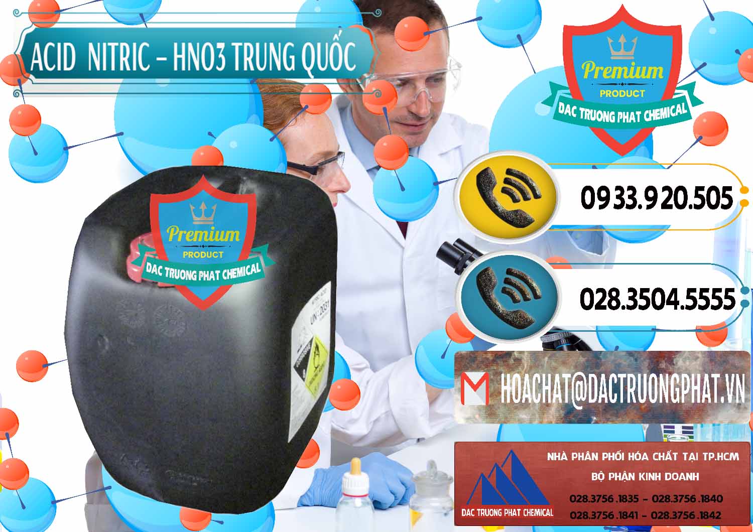Cung cấp - bán Acid Nitric – Axit Nitric HNO3 68% Trung Quốc China - 0343 - Công ty cung cấp và kinh doanh hóa chất tại TP.HCM - hoachatdetnhuom.vn