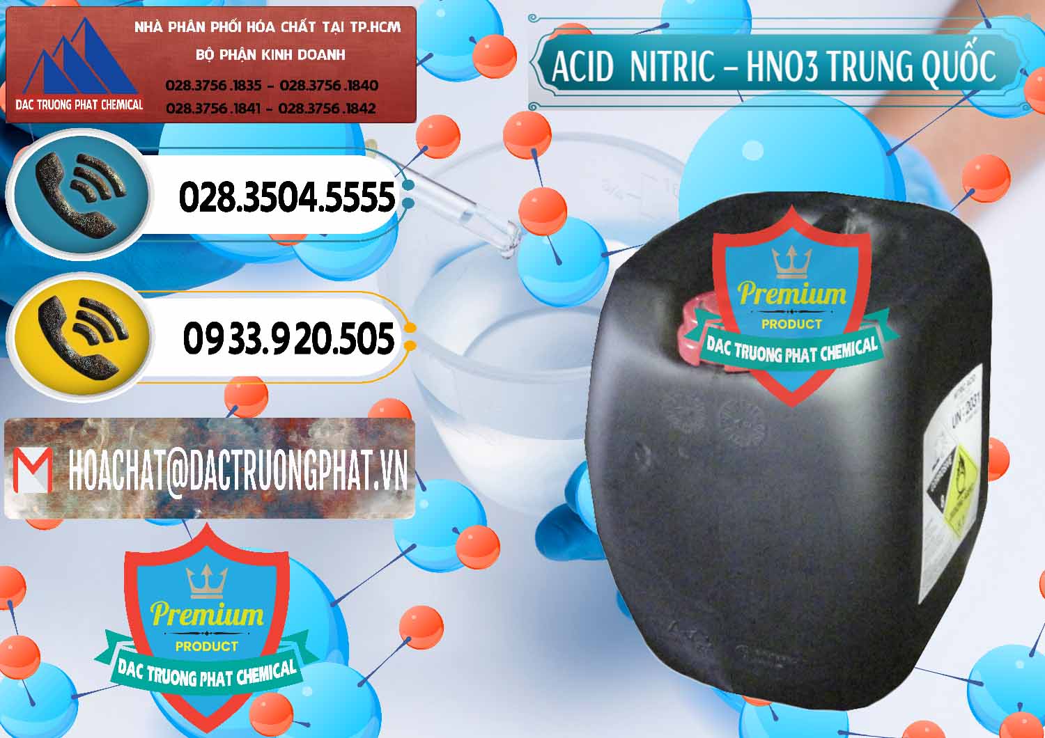 Công ty phân phối và bán Acid Nitric – Axit Nitric HNO3 68% Trung Quốc China - 0343 - Công ty chuyên cung cấp & nhập khẩu hóa chất tại TP.HCM - hoachatdetnhuom.vn