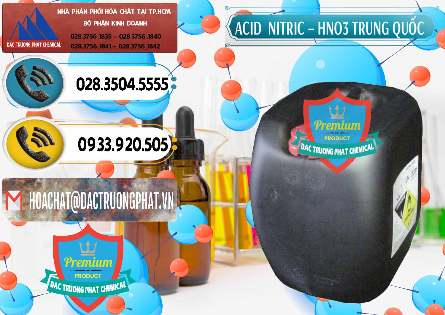 Cung ứng & bán Acid Nitric – Axit Nitric HNO3 68% Trung Quốc China - 0343 - Cty chuyên kinh doanh và cung cấp hóa chất tại TP.HCM - hoachatdetnhuom.vn