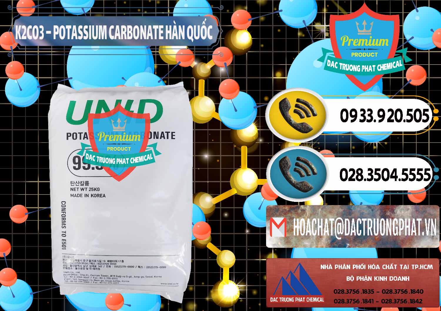 Bán K2Co3 – Potassium Carbonate Unid Hàn Quốc Korea - 0081 - Chuyên phân phối và cung cấp hóa chất tại TP.HCM - hoachatdetnhuom.vn