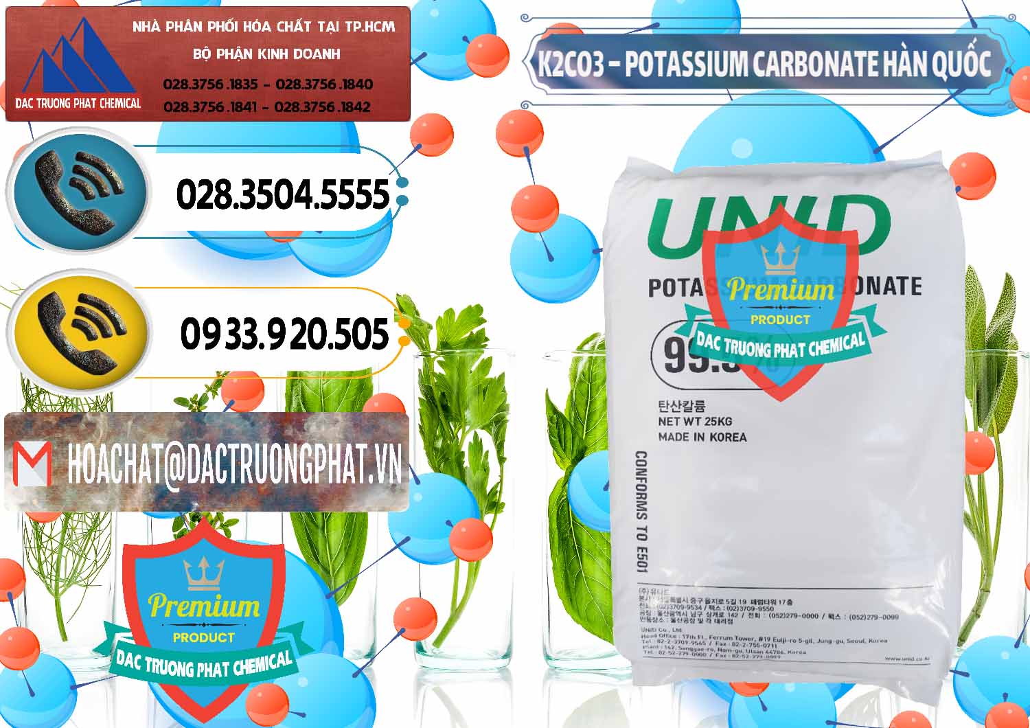 Nhà cung cấp _ bán K2Co3 – Potassium Carbonate Unid Hàn Quốc Korea - 0081 - Nơi bán & cung cấp hóa chất tại TP.HCM - hoachatdetnhuom.vn