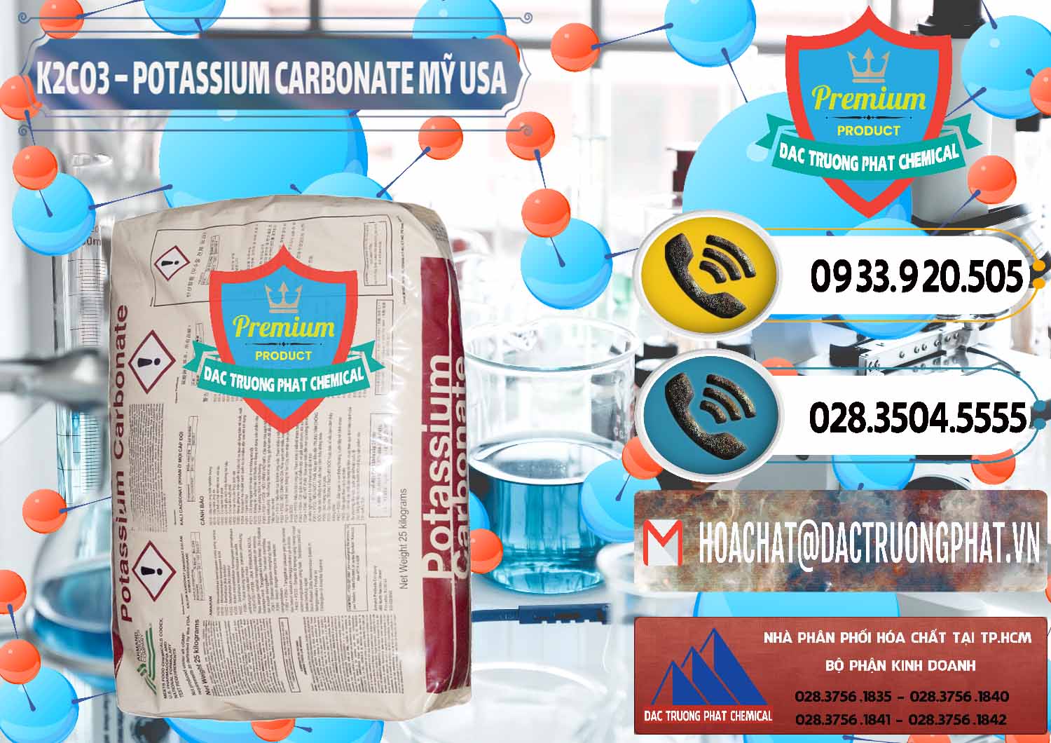 Công ty chuyên phân phối _ bán K2Co3 – Potassium Carbonate Mỹ USA - 0082 - Công ty kinh doanh & phân phối hóa chất tại TP.HCM - hoachatdetnhuom.vn