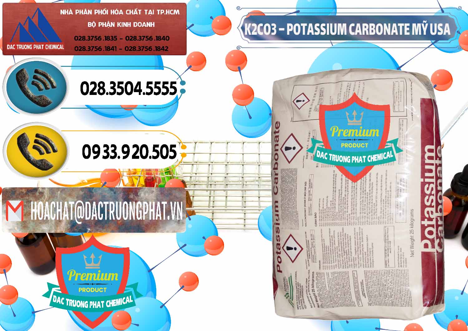 Công ty chuyên phân phối & bán K2Co3 – Potassium Carbonate Mỹ USA - 0082 - Chuyên phân phối _ cung ứng hóa chất tại TP.HCM - hoachatdetnhuom.vn