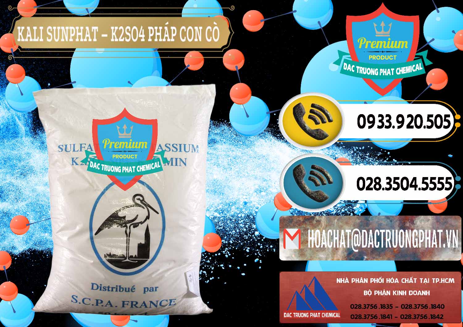 Công ty chuyên bán - cung ứng Kali Sunphat – K2SO4 Con Cò Pháp France - 0083 - Cty phân phối & nhập khẩu hóa chất tại TP.HCM - hoachatdetnhuom.vn