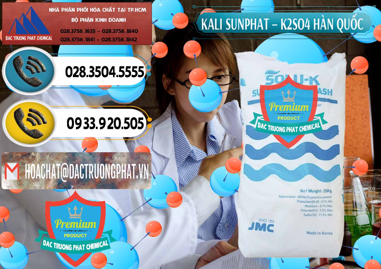Cty chuyên phân phối và bán Kali Sunphat – K2SO4 Hàn Quốc Korea - 0410 - Chuyên bán - phân phối hóa chất tại TP.HCM - hoachatdetnhuom.vn