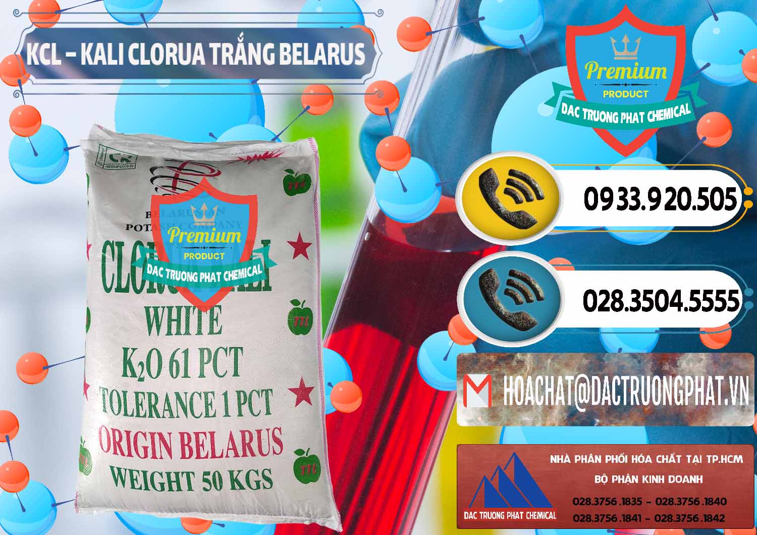 Đơn vị kinh doanh & bán KCL – Kali Clorua Trắng Belarus - 0085 - Chuyên cung cấp và nhập khẩu hóa chất tại TP.HCM - hoachatdetnhuom.vn