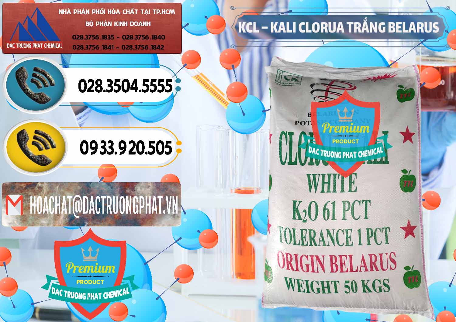 Nơi bán ( cung ứng ) KCL – Kali Clorua Trắng Belarus - 0085 - Chuyên bán & cung cấp hóa chất tại TP.HCM - hoachatdetnhuom.vn